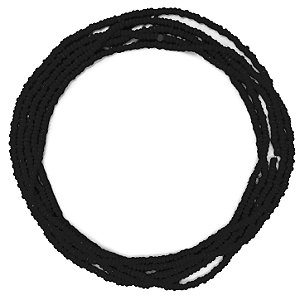 Guia Longa Missanguinha P/ Proteção Diária Preto