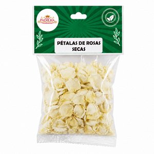 Pétalas De Rosa Branca Ervas Secas P/ Banho Ou Defumação