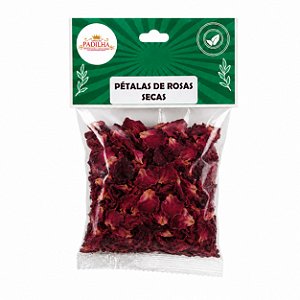 Pétalas De Rosa Vermelha Ervas Secas P/ Banho Ou Defumação