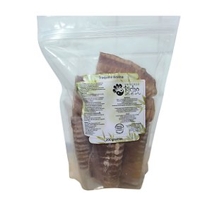 Petisco Mastigável para Cachorro Traqueia Bovina Natural Desidratada | Universo Bicho Zen