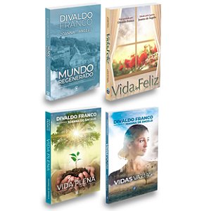 Kit Mundo Regenerado+Vida Feliz+Vida Plena+Vidas Vazias