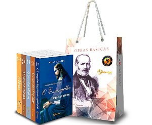 Kit 5 Obras Básicas Allan Kardec (Com Sacola)