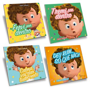 Kit Fervi por dentro 4 livros - Raiva, medo, ansiedade e frustração.