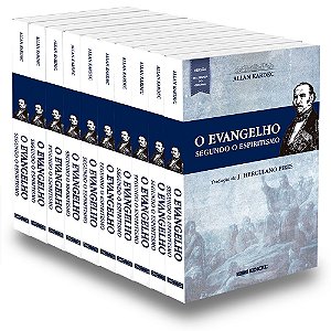 Kit O Evangelho Segundo o Espiritismo - Normal - 10 Livros Novos