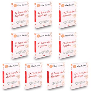 Kit 10 O Livro dos Espíritos - 10 Livros