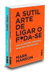 Kit A Sutil Arte de Ligar o Foda-se