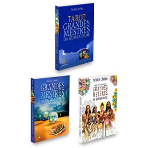 Trilogia Grandes Mestres da Humanidade ,taro,livro e livro de colorir