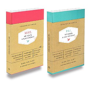 Kit Pai e Mãe, Me Conta sua História ? Capa Dura - 2 Livros