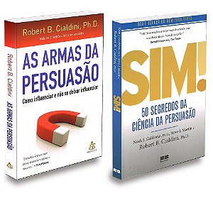 Kit 2 Livros - As Armas da Persuasão + 50 Segredos da Ciência da Persuasão