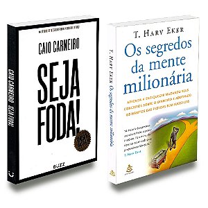Kit Com 2 Livros Seja Foda + Os Segredos da Mente Milionária