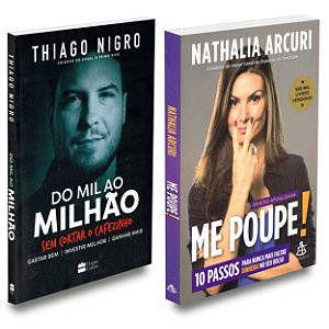 Kit 2 Livros de Finanças Me Poupe! + Do Mil ao Milhão