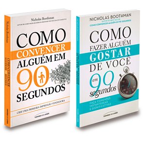 Kit Como Fazer Alguém Gostar de Você+Como Convencer Alguém em 90 Segundos