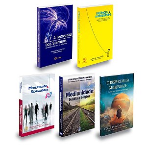 Kit Mediunidade - Desperte o seu Sexto Sentindo - 5 Livros