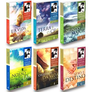 Kit-6 Livros de André Luiz Psicografados por Chico