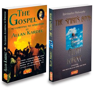 Kit The Gospel According To Spiritism+The Spirit's Book - Evangelho+Livro dos Espiritos em Inglês