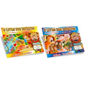 Kit Livro dos Espíritos para Infância e Juventude - Vol.1 e Vol.2