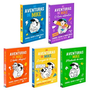 Coleção As Aventuras de Mike - Kit com 5 livros, Vol.1,2,3,4 e Livro Interativo
