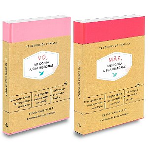 Kit Mãe e Vó, Me Conta sua História ? Capa Dura - 2 Livros