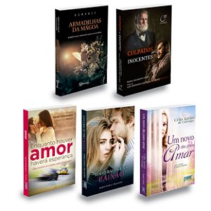 Kit 5 Romances Espíritas Que Transformam Sua Vida