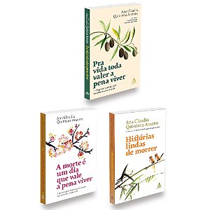 Coleção 3 Livros A Morte é um Dia que Vale a Pena Viver - Ana Cl. Quintana