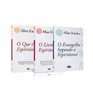 Kit 03 livros O Evangelho Segundo o Espiritismo - Livro dos Espíritos e O Que é o Espiritismo