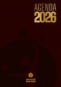 Agenda Bordô Institucional da Mansão do Caminho 2026 - Capa Dura