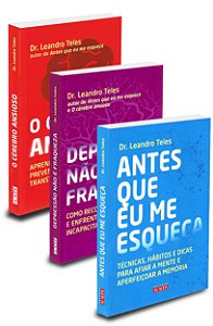 Kit Saúde Mental Dr. Leandro Teles - 3 Livros