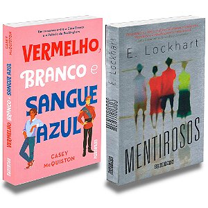 Livro Kit Vermelho Branco e Sangue Azul + Mentirosos