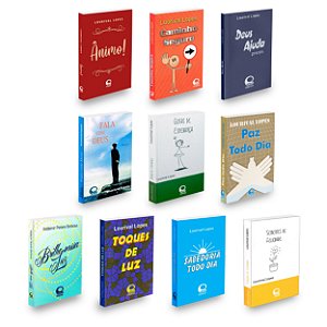 Kit 10 Livros de Mensagens - Bolso