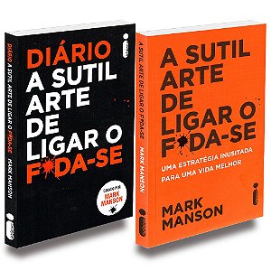Kit Sutil Arte de Ligar o Foda-Se - Diário + Livro