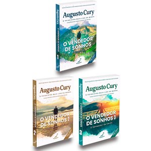 Kit Vendedor de Sonhos-Vol .1,2 e 3 Augusto Cury