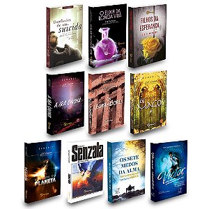 Kit 10 Romances Espíritas