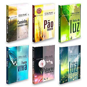 Coleção Fonte Viva - Chico Xavier e Emanuel - 6 livros