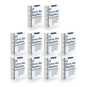 Kit 10 O Livro dos Espíritos - Normal Espiral
