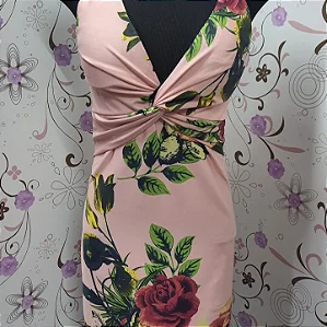 Vestido liganete estampado