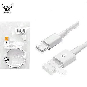 Cabo de Dados Type-C 1 Metro Altomex - AL-5002-TY Branco