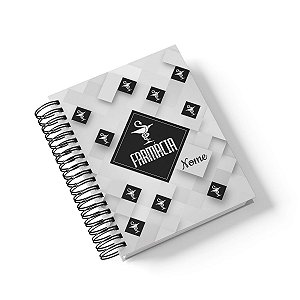 Caderno Personalizado Farmácia (#03) - A5 15x21cm (PEQUENO) - Com 100 Folhas