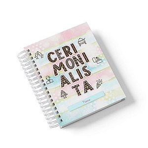 Caderno Personalizado Cerimonialista (#01) - A5 15x21cm (PEQUENO) - Com 100 Folhas