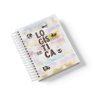 Caderno Personalizado Logística (#01) - A5 15x21cm (PEQUENO) - Com 100 Folhas