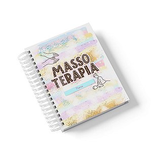 Caderno Personalizado Massoterapia (#01) - A5 15x21cm (PEQUENO) - Com 100 Folhas