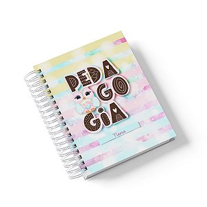 Caderno Personalizado Pedagogia (#01) - A5 15x21cm (PEQUENO) - Com 100 Folhas