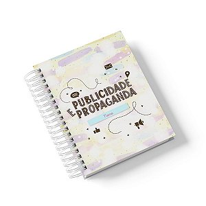 Caderno Personalizado Publicidade e Propaganda (#01) - A5 15x21cm (PEQUENO) Com 100 Folhas