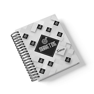 Caderno Personalizado Marketing (#03) - A5 15x21cm (PEQUENO) - Com 100 Folhas