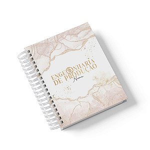Caderno Personalizado Engenharia de Produção (#06) - A5 15x21cm (PEQUENO) - Com 100 Folhas