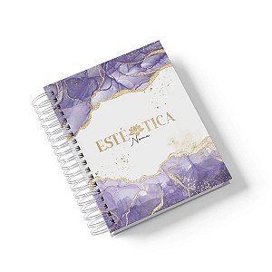 Caderno Personalizado Estética (#06) - A5 15x21cm (PEQUENO) - Com 100 Folhas