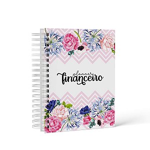 Planner Financeiro com Capa Dura Floral – Organize Suas Finanças e Comece a Juntar Dinheiro