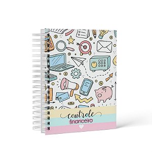 Planner de Controle Financeiro com Capa Dura – Organize Gastos, Economize Dinheiro e Realize Seus Sonhos
