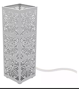 Aabajur taschibra renda uni 901 1xe27/branco fosco
