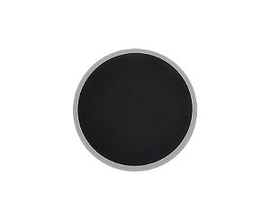 Arandela led taschibra optic circle ontw 6w preto/