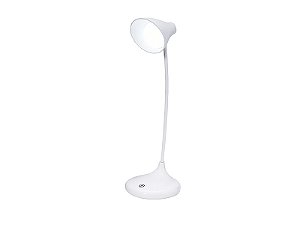 Luminária de mesa led taschibra Splay recarregável/branco